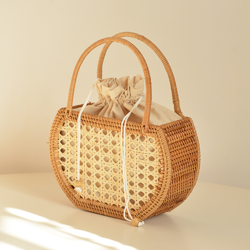 Women Bags Vietnam - 2025 เวียดนาม Pure Handmade Outing ตะกร้าปิกนิก