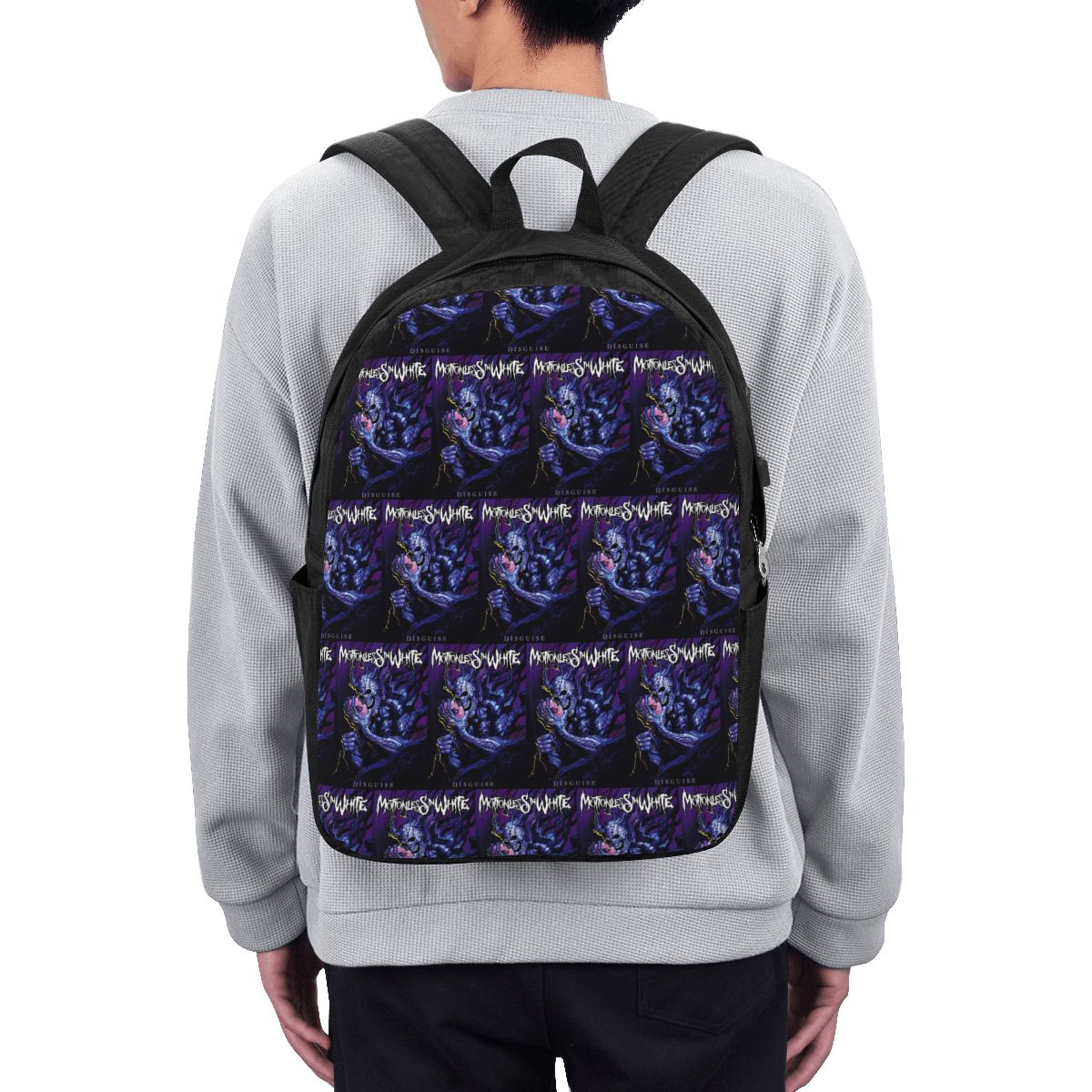 Women Bags Laptop - กระเป๋าเป้สะพายหลังสีขาว Motionless In White กระเป๋าใส่โน้ตบุ๊ค กระเป๋าคอมพิวเตอร์