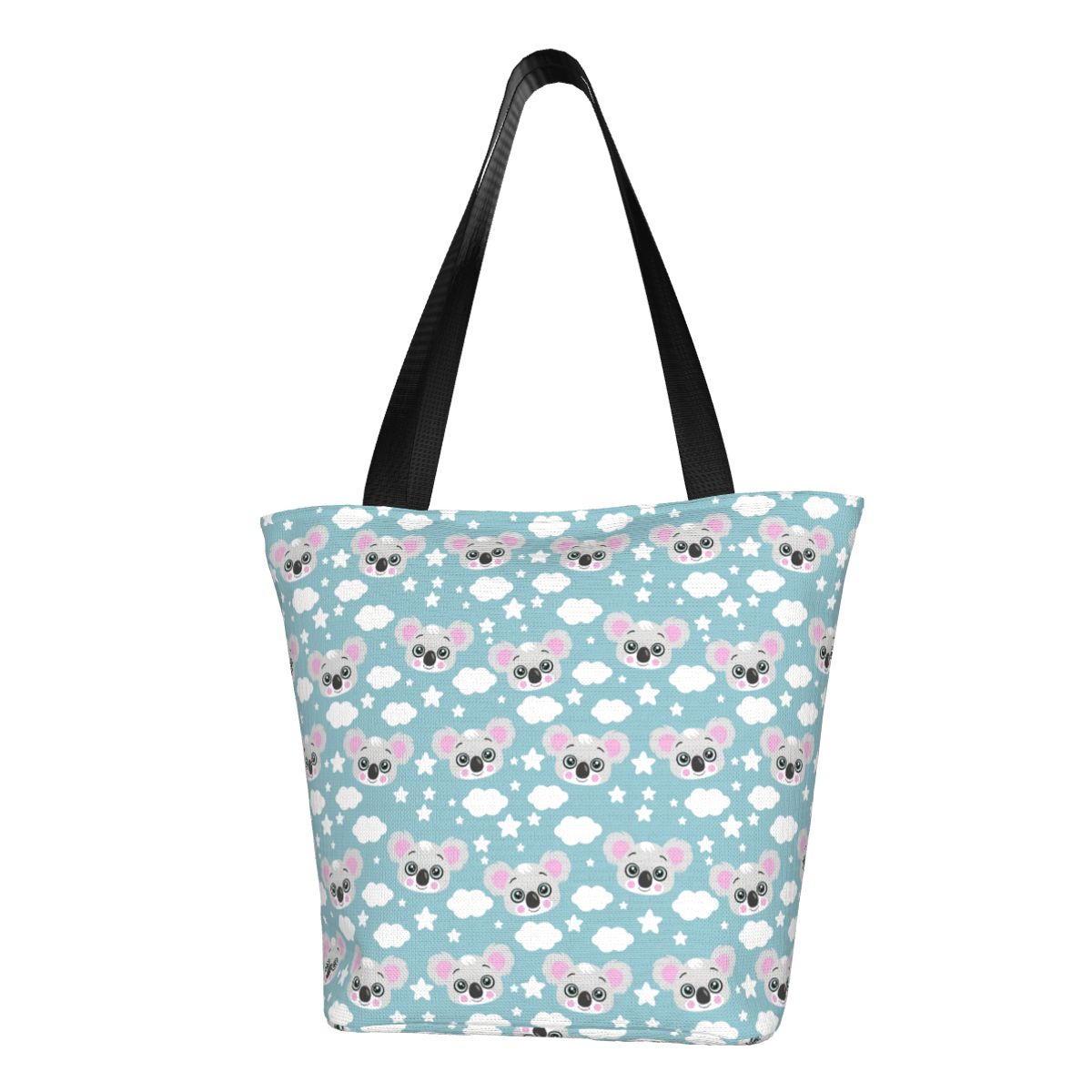 Women Bags In Australia - กระเป๋าช้อปปิ้งลายโคอาล่าออสเตรเลียสุดน่ารัก กระเป๋าผ้าแคนวาสสะพายไหล่สำหรับผู้หญิง กระเป๋าถือขนาดใหญ่จุของได้เยอะ
