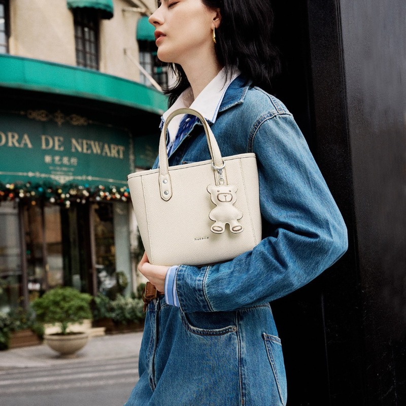 Women'S Elle Bags - NUC ELLE 2025 กระเป๋าหนังวัวชั้นแรกแบบใหม่ กระเป๋าสะพายข้างความจุขนาดใหญ่ กระเป๋าสะพายไหล่เดียวอเนกประสงค์