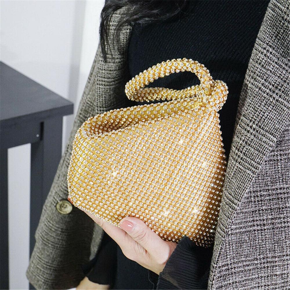 Women Bags Zara - กระเป๋าใส่กระเป๋าคลัทช์งานพรอมสำหรับผู้หญิงกระเป๋าใส่กระเป๋างานเลี้ยงประดับคริสตัลปาร์ตี้งานแต่งงานแบบพกพา