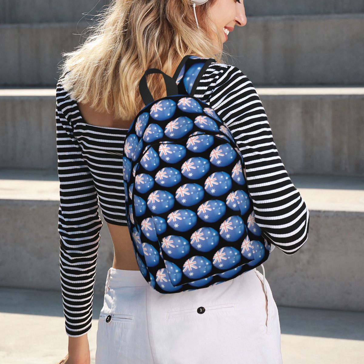 Women Bags In Australia - ธงออสเตรเลีย กระเป๋าเป้สะพายหลังคริสตัลบอล ขายร้อน กระเป๋าเป้สะพายหลังความจุขนาดใหญ่ กระเป๋าหนังสือเด็กชายเด็กหญิง กระเป๋านักเรียน