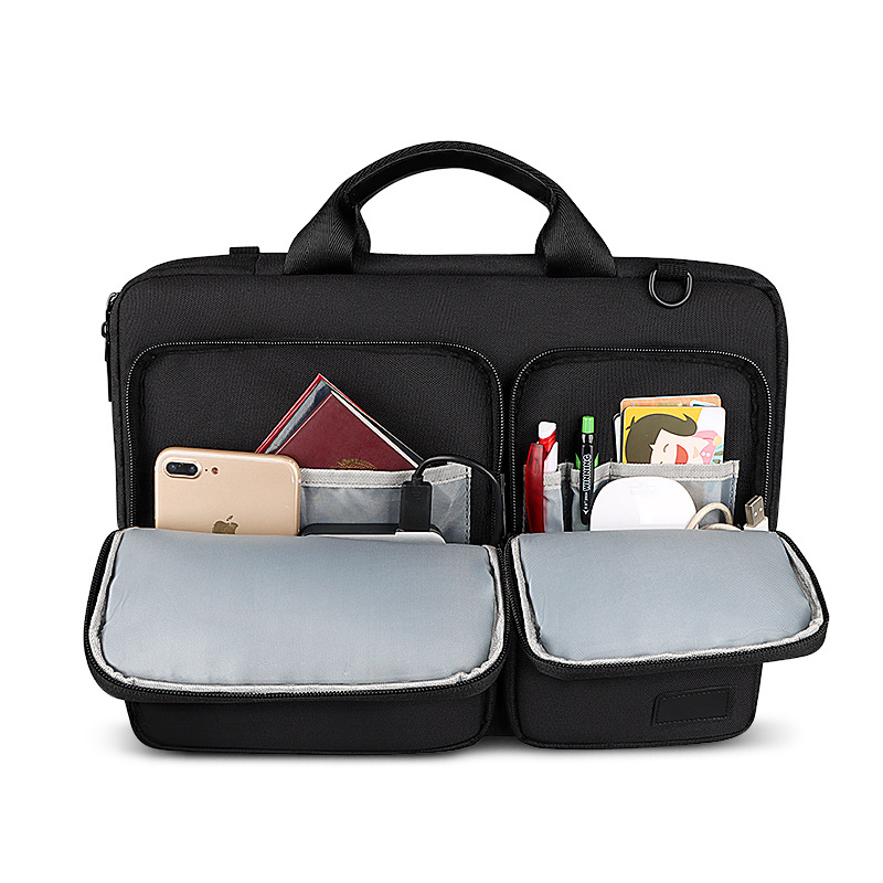 Women Bags Grey - เนซิทู ไฮเอนด์ 360 ° กระเป๋าใส่แล็ปท็อปขนาด 13