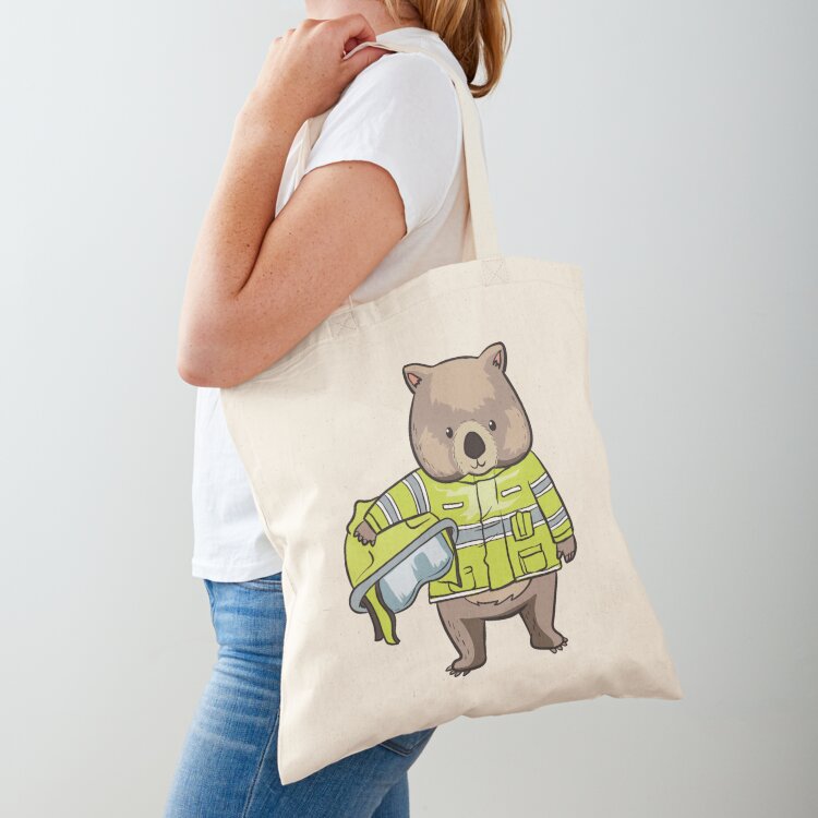 Women Bags In Australia - กระเป๋าถือผู้หญิงลายวอมแบท วอมแบทส์ นักผจญเพลิง ออสเตรเลีย ของขวัญสุดพิเศษ กระเป๋าถือผู้หญิง