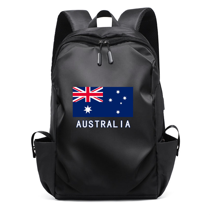 Women Bags In Australia - สาวโรงเรียนกระเป๋าวิทยาลัยนักเรียนผู้หญิงกระเป๋าเป้สะพายหลังแล็ปท็อปหญิงสุภาพสตรีกระเป๋าออสเตรเลียธงรูปแบบพิมพ์กระเป๋าเป้สะพายหลัง USB