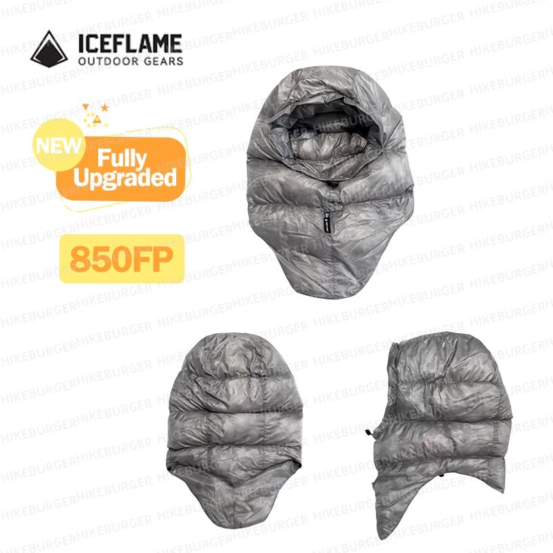 Women Bags Grey - หมวกดาวน์ ICE FLAME สำหรับกิจกรรมกลางแจ้ง แคมป์ปิ้ง ผลิตจากไนลอน