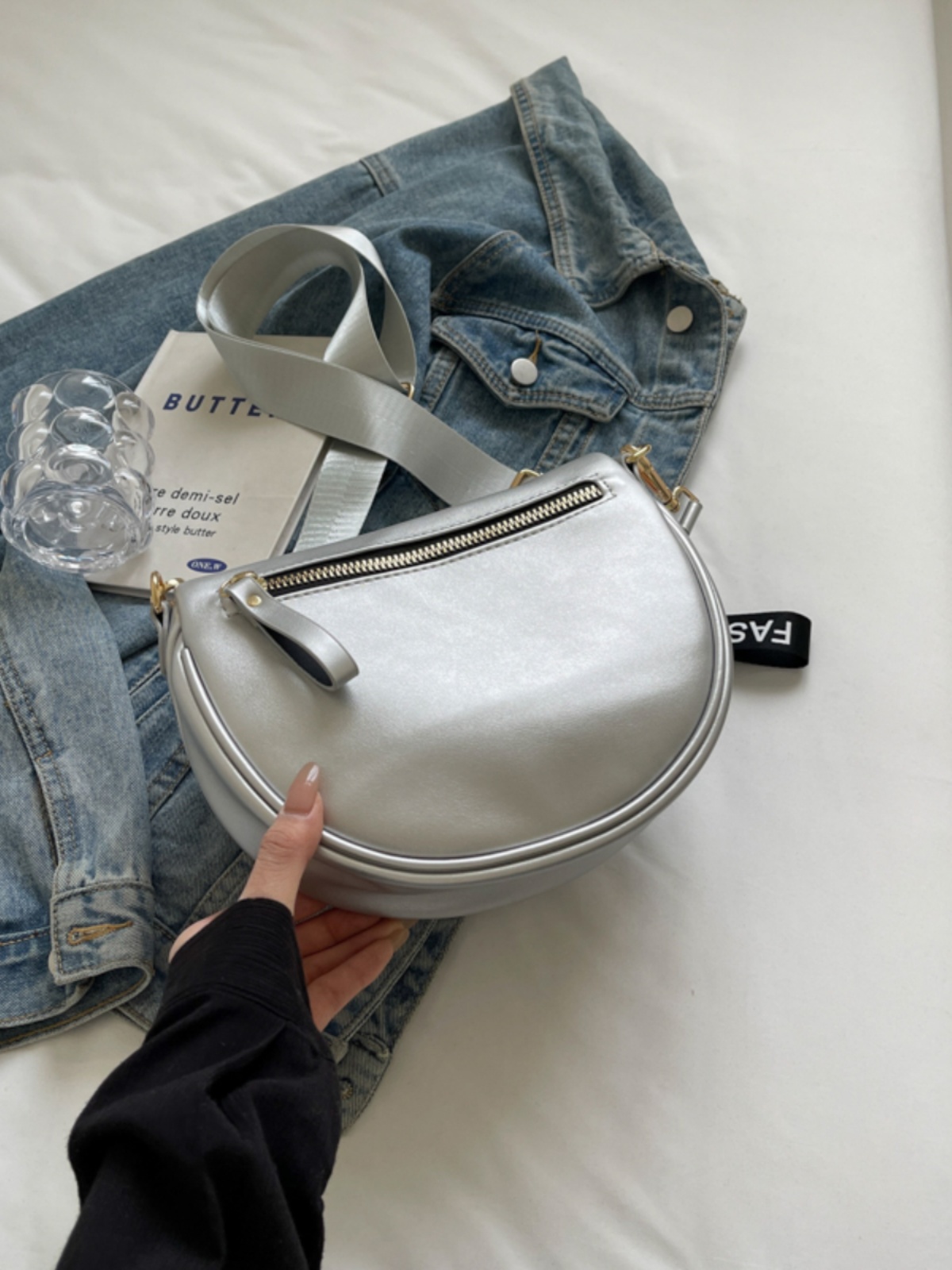 Women'S Elle Bags - กระเป๋าสะพายข้างผู้หญิงแบบลำลอง รุ่น Iny Sequin ell ความจุเยอะ