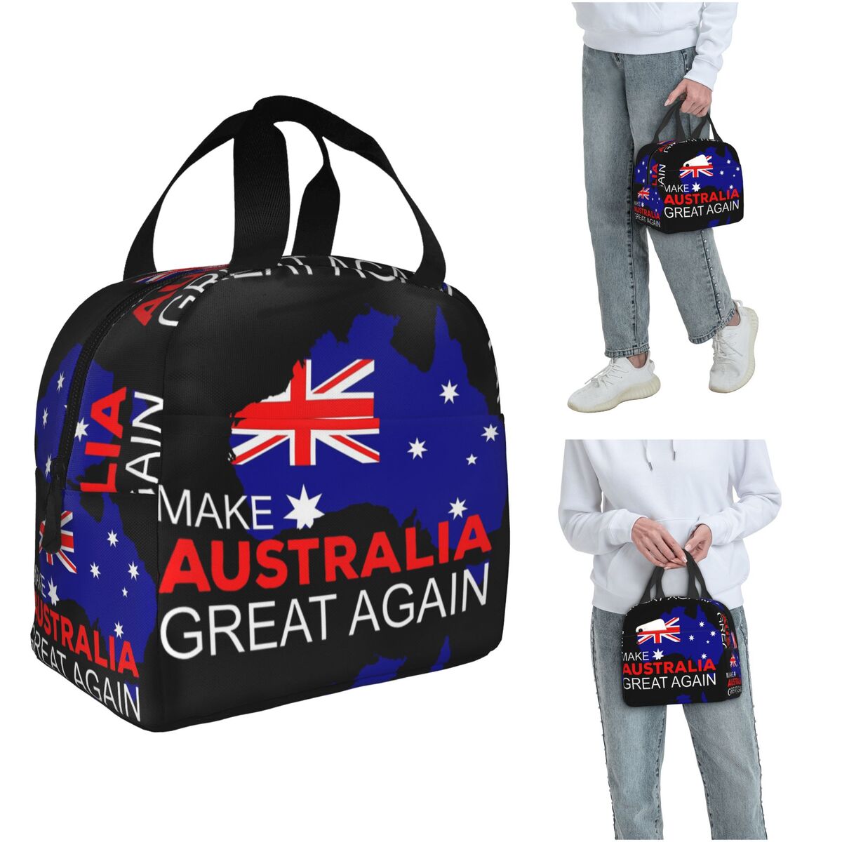 Women Bags In Australia - ทำให้ออสเตรเลียกลับมาดีงามอีกครั้ง กระเป๋าใส่อาหารกลางวันแบบมีฉนวนสำหรับผู้หญิงและเด็ก กล่องอาหารกันรั่ว กระเป๋าใส่อาหารกลางวันแบบเก็บความร้อน