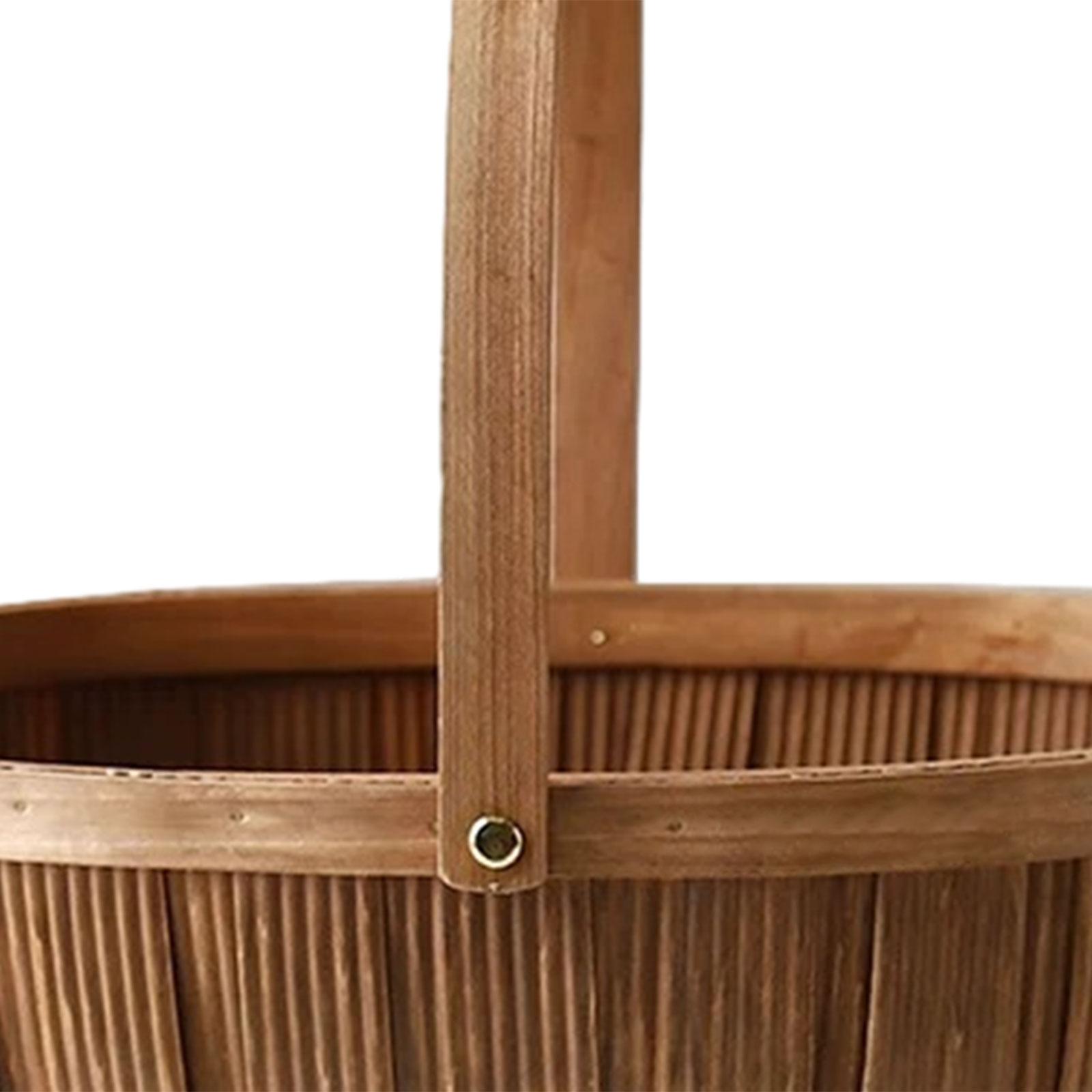 ตะกร้าปิกนิกไม้ไผ่พร้อมหูหิ้ว  - Basket Bag Wicker บทวิจารณ์และราคา