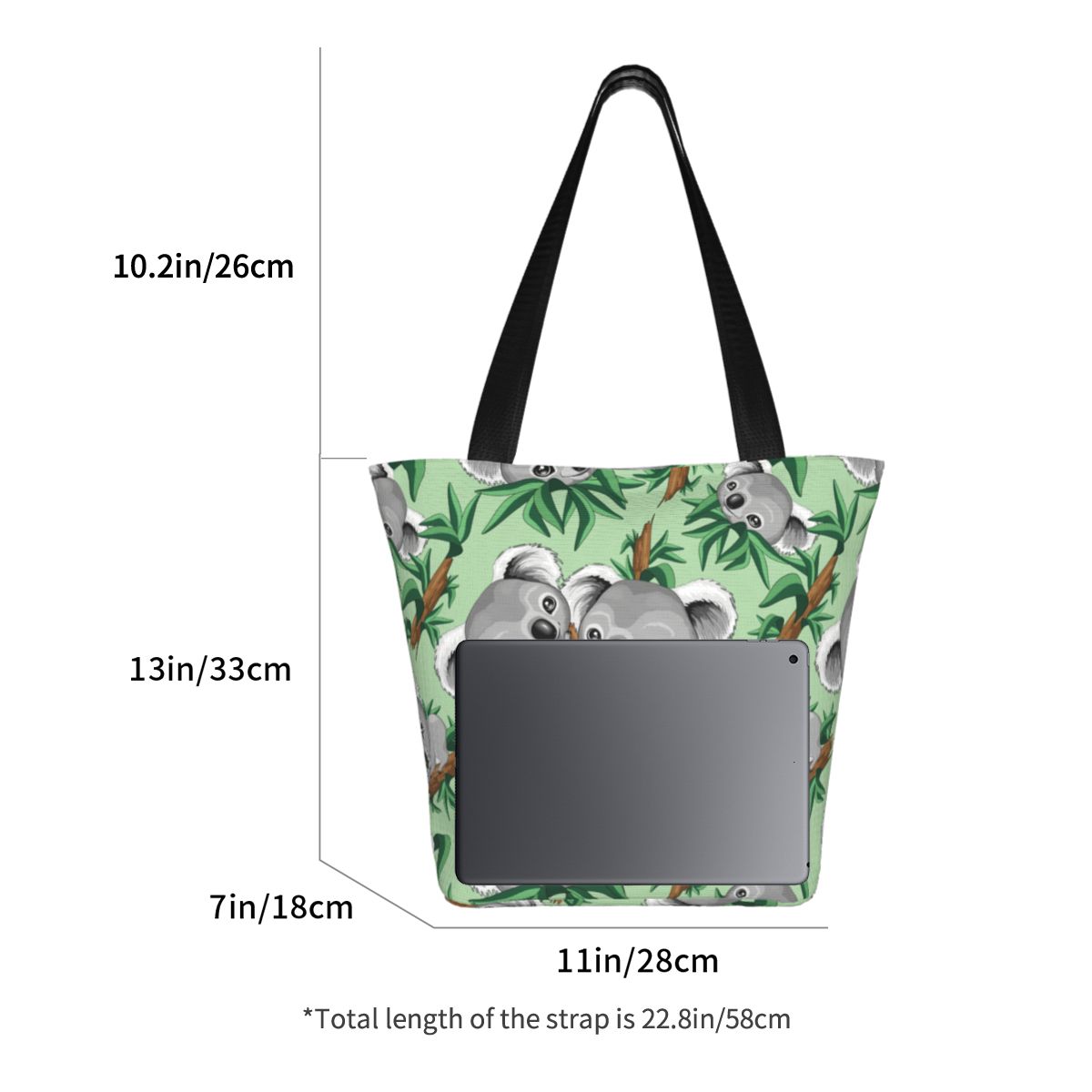กระเป๋าผ้าแคนวาสลายหมีโคอาล่าอ - Women Bags In Australia บทวิจารณ์และราคา