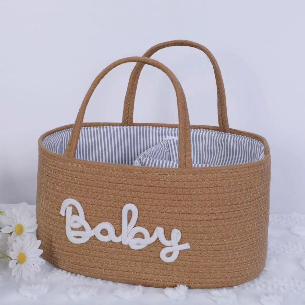 กระเป๋าเก็บผ้าอ้อมขนาดใหญ่ ทนท - Basket Bag Wicker บทวิจารณ์และราคา