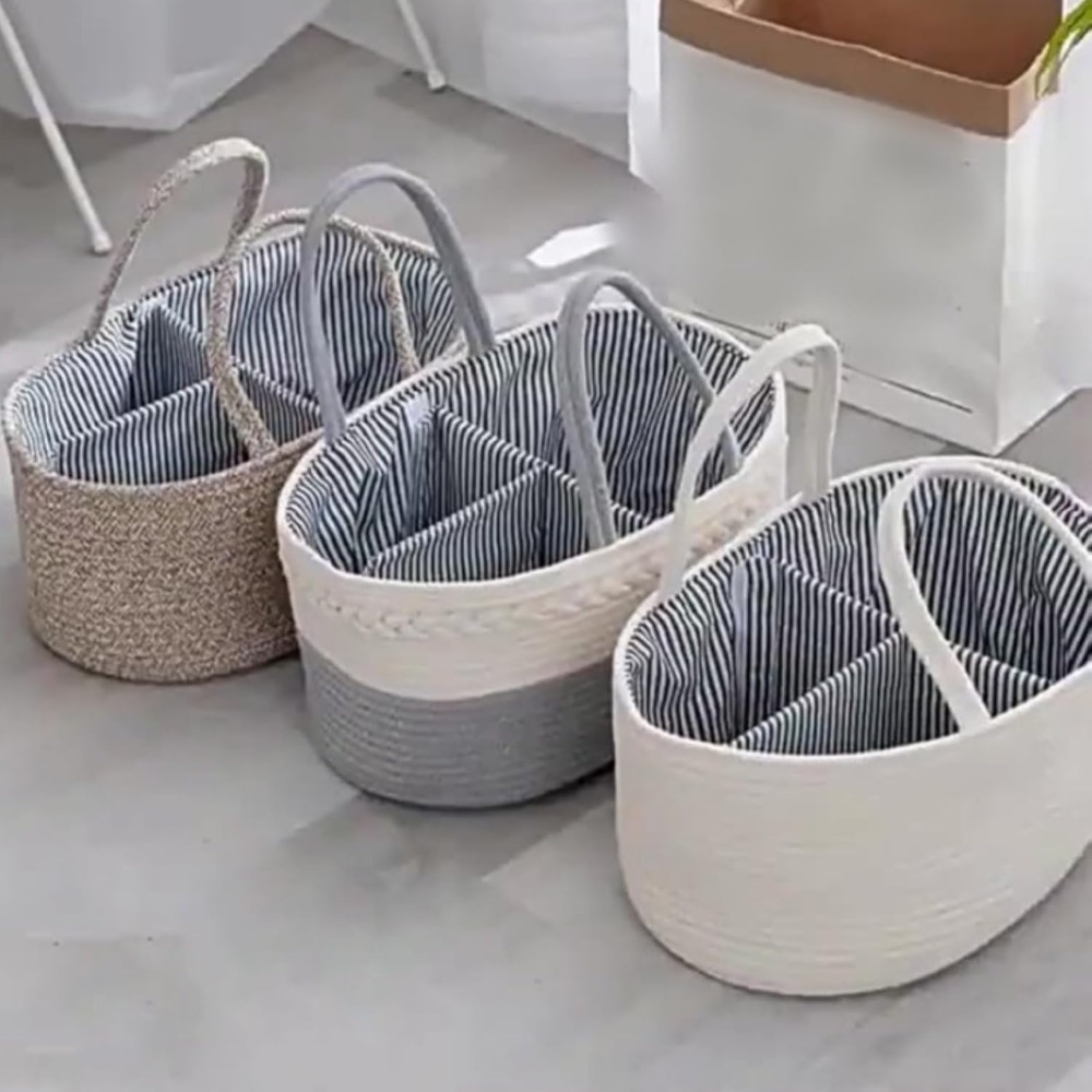 กระเป๋าเก็บผ้าอ้อมขนาดใหญ่ ทนท - Basket Bag Wicker บทวิจารณ์และราคา