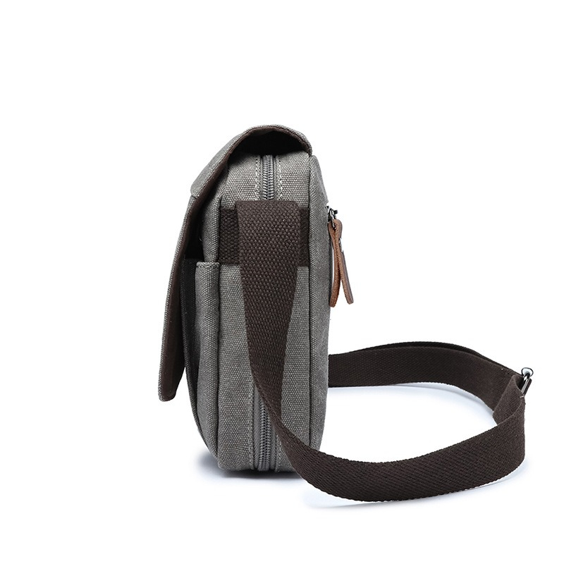 กระเป๋าคาดลำตัว/สะพายข้างผ้าแค - Women Bags Grey บทวิจารณ์และราคา