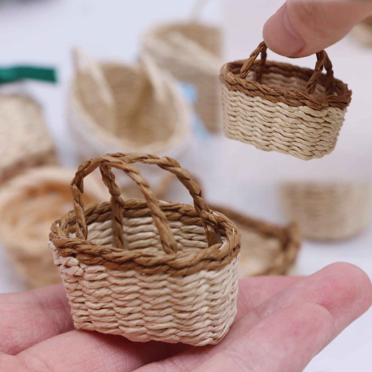 1 PC ตุ๊กตา Handทอ Lafite หญ้า - Basket Bag Wicker บทวิจารณ์และราคา