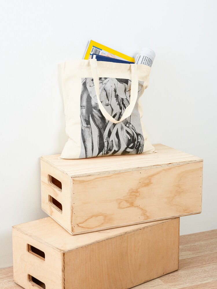 กระเป๋าโท้ทลายภาพวาดผู้หญิงเปล - Women Bags Grey บทวิจารณ์และราคา