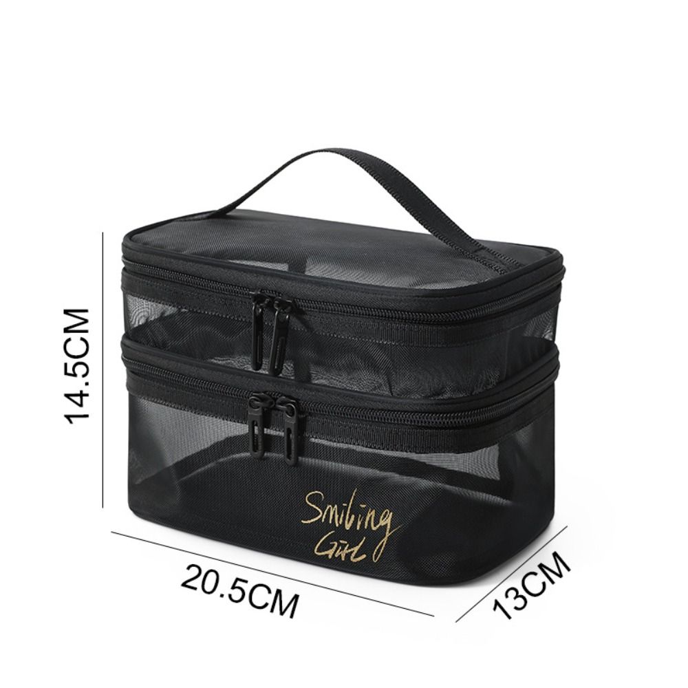 กระเป๋าเครื่องสำอางไนลอนใหม่ ส - Women Bags Grey บทวิจารณ์และราคา
