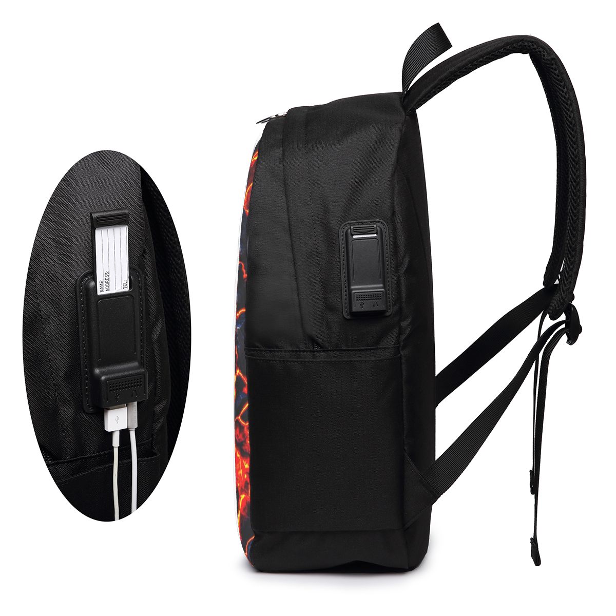 กระเป๋าเป้สะพายหลังลายภูเขาไฟล - Women Bags Laptop บทวิจารณ์และราคา