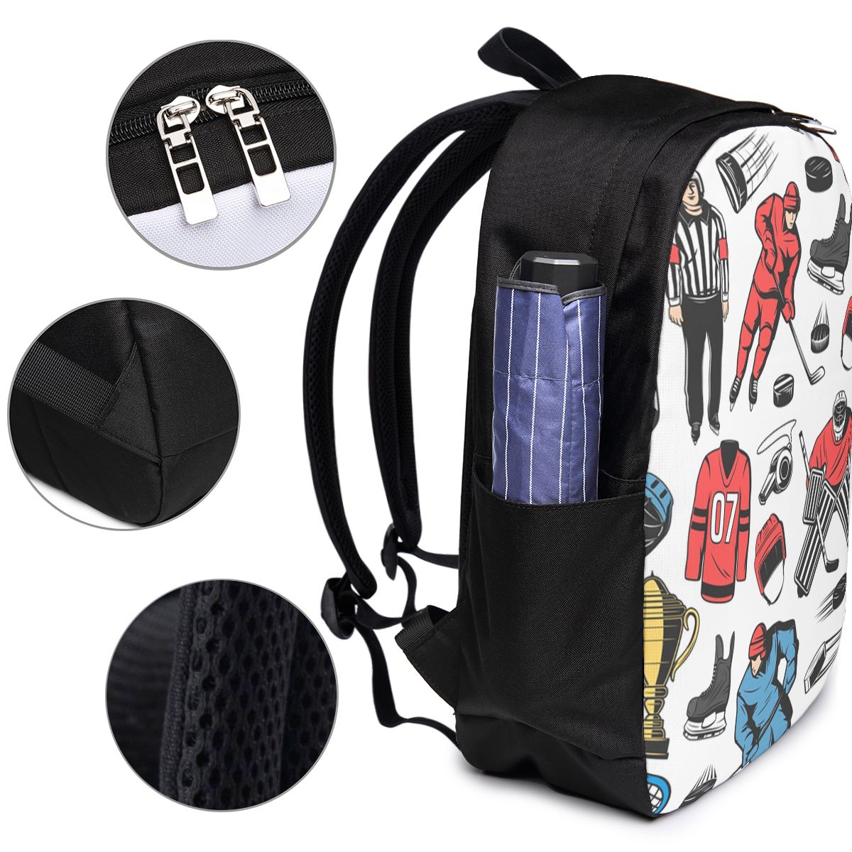 กระเป๋าเป้สะพายหลังลายฮอกกี้น้ - Women Bags Laptop บทวิจารณ์และราคา
