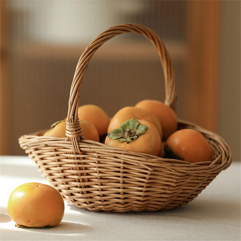 ตะกร้าเก็บหวายมีหูหิ้ว, ตะกร้า - Basket Bag Wicker บทวิจารณ์และราคา