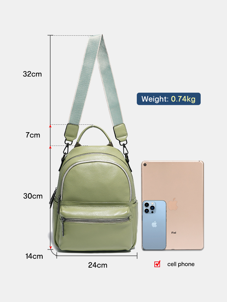Zency กระเป๋าเป้กระเป๋าสะพายหล - Women Bags Grey บทวิจารณ์และราคา