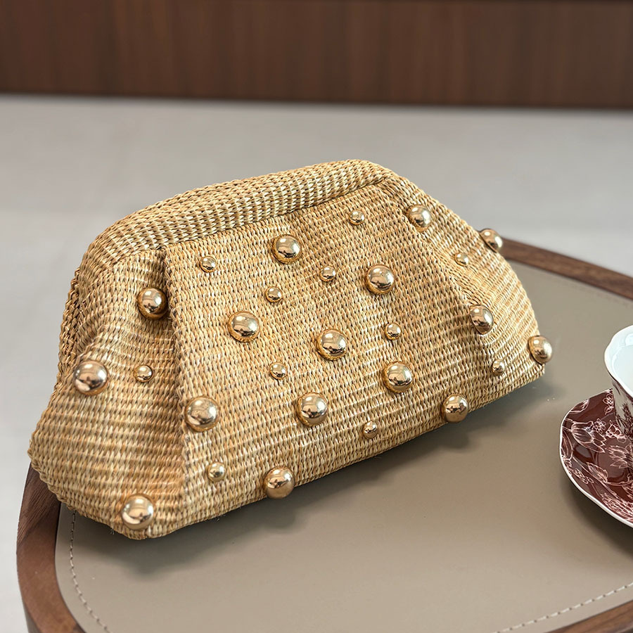กระเป๋าคลัทช์สานฟางสไตล์วันหยุ - Woven Straw Bag บทวิจารณ์และราคา