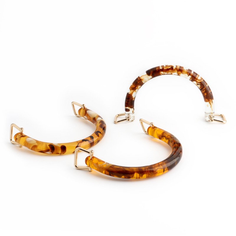 1/2/4 ชิ้น หูหิ้วกระเป๋าอะคริล - Tortoiseshell Bag Acrylic บทวิจารณ์และราคา