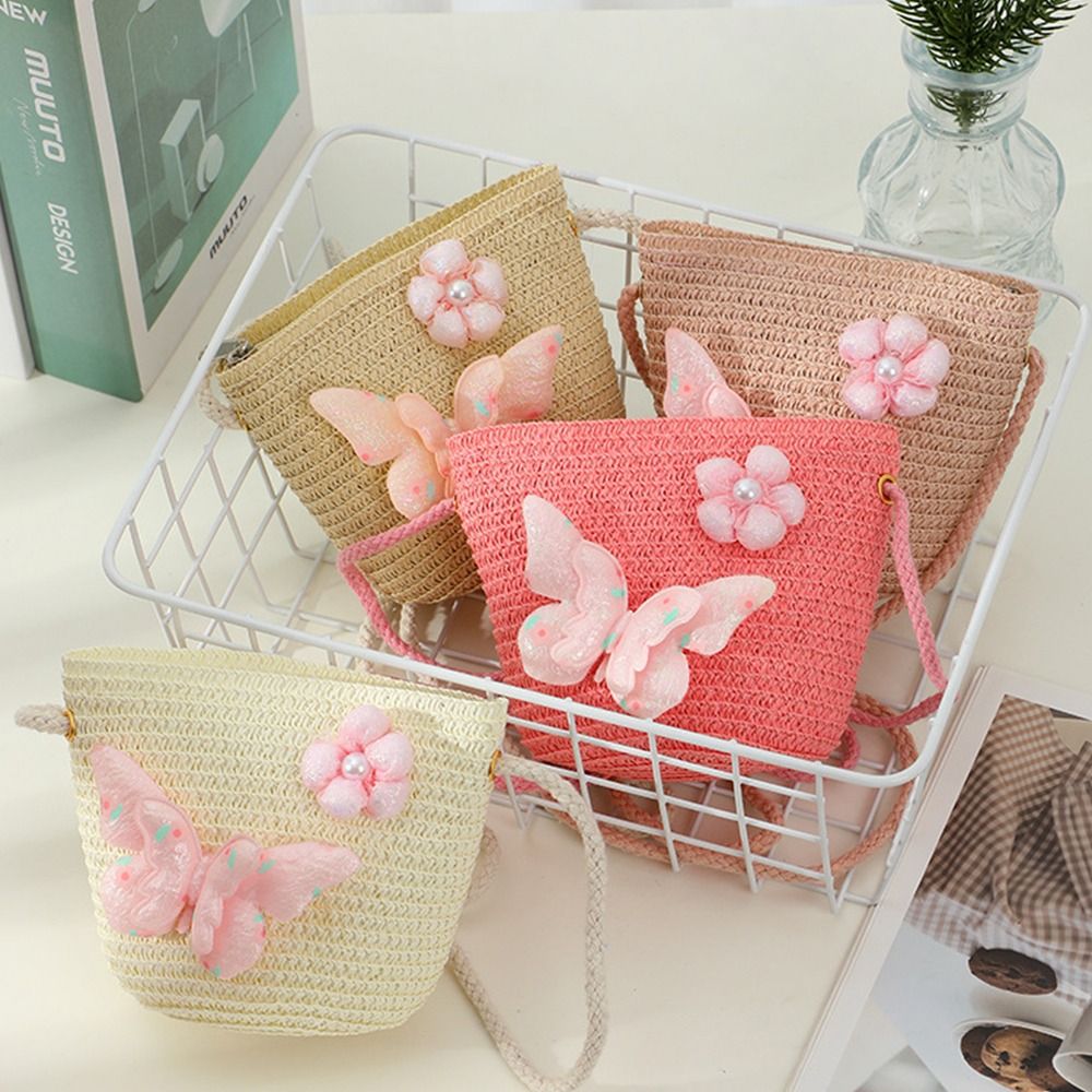กระเป๋าฟางเด็กทำมือ รูปทรงเปลื - Woven Straw Bag บทวิจารณ์และราคา