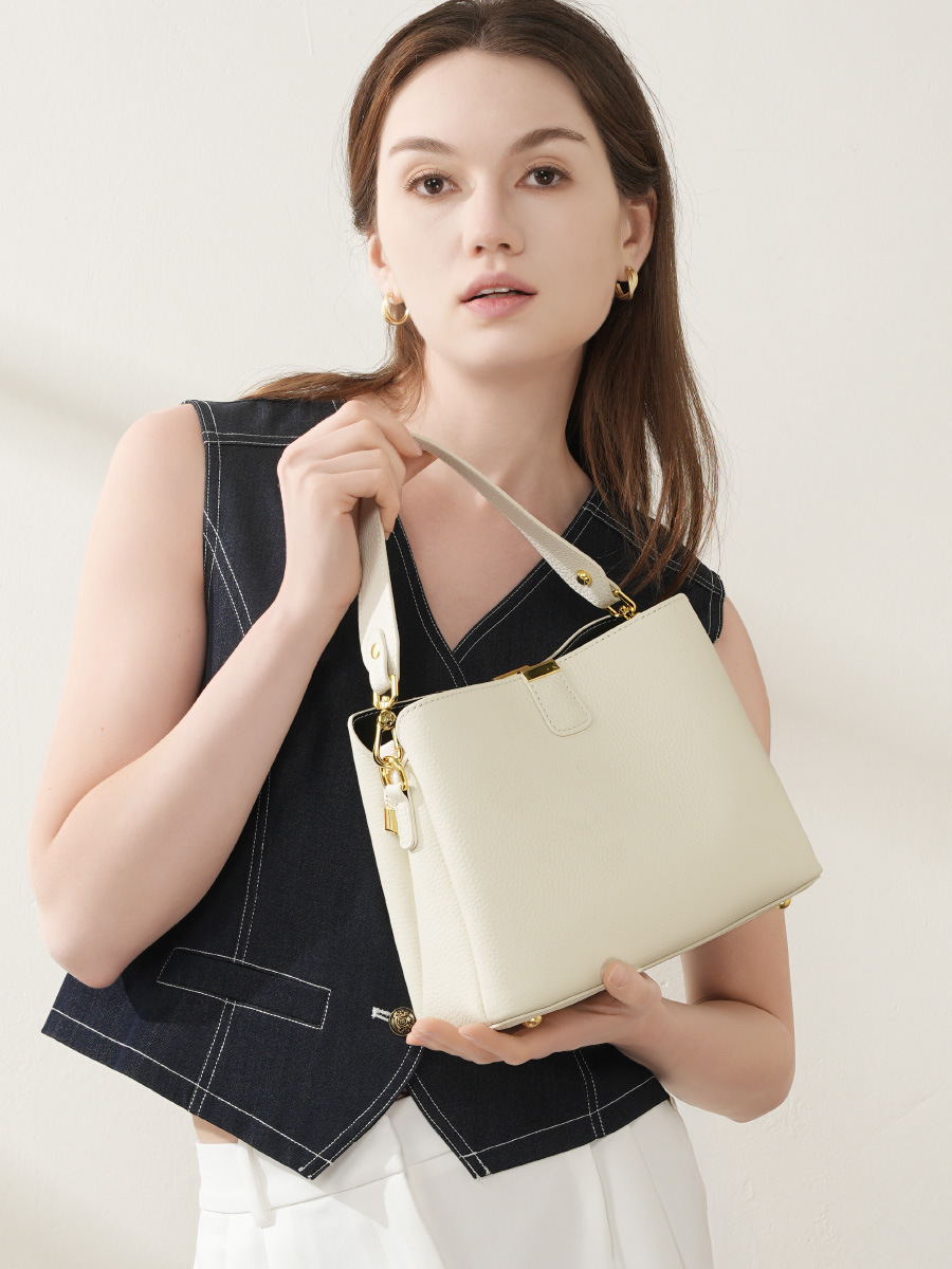 YANATARI กระเป๋าหนังแท้สำหรับผ - Women Bags Grey บทวิจารณ์และราคา