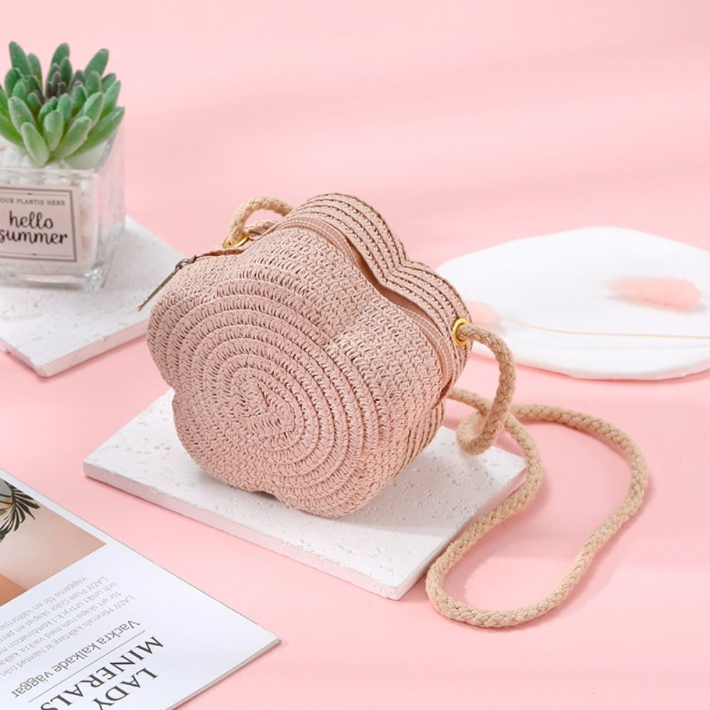 กระเป๋าสะพายไหล่สานคุณภาพสูง ก - Woven Straw Bag บทวิจารณ์และราคา
