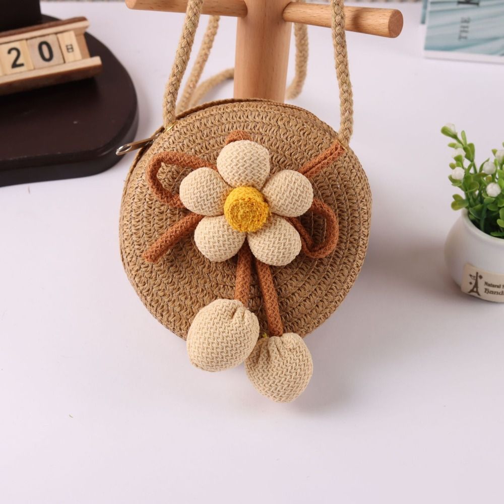 กระเป๋าสานทำมือแบบสบายๆ รูปทรง - Woven Straw Bag บทวิจารณ์และราคา