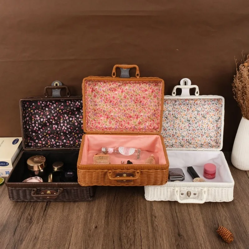 กระเป๋าเดินทางตะกร้าสานแบบพกพา - Basket Bag Wicker บทวิจารณ์และราคา