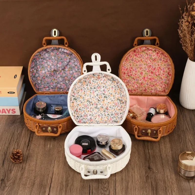 กระเป๋าเดินทางตะกร้าสานแบบพกพา - Basket Bag Wicker บทวิจารณ์และราคา